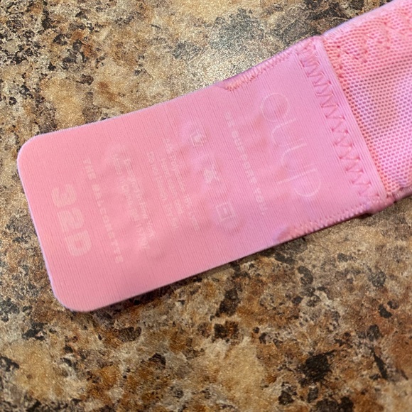 ***SOLD*** CUUP Unlined Satin Balconnet Bra Rose Pink Like New Size 32D. - Picture 6 of 6